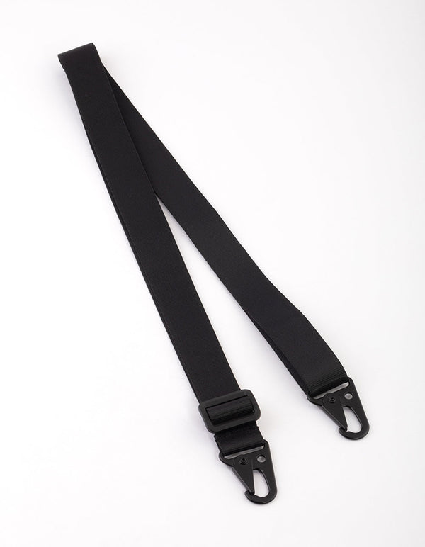 Black Sporty Crossbody Phone Strap