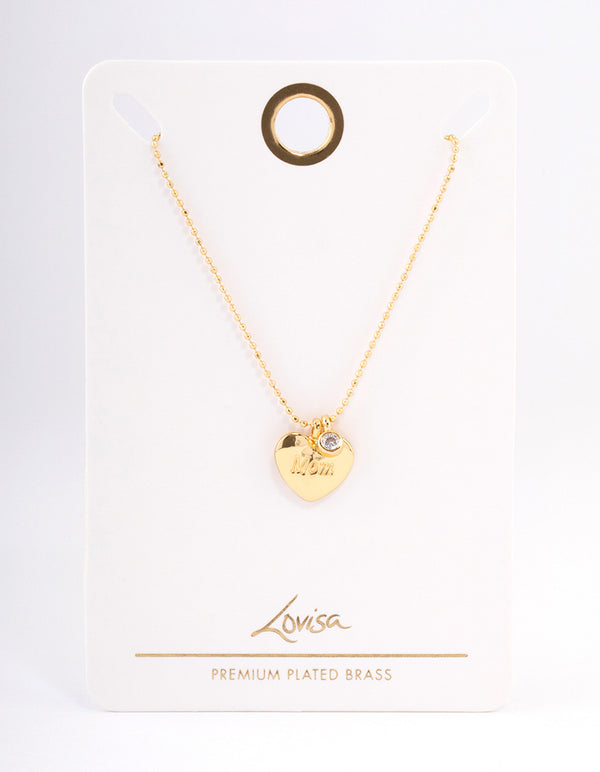 10k Solid Gold To My Beautiful Mum Infinity Hearts Necklace – Always In My  Heart