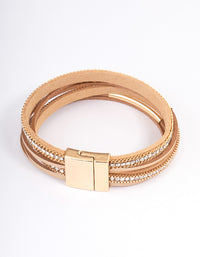 Brown Boho Leather Bracelet - link has visual effect only