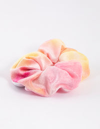 Rainbow Tie Dye Hair Scrunchie - link has visual effect only