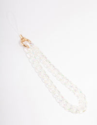 Iridescent Chain Phone Strap - link has visual effect only