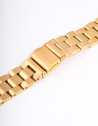 Gold Stainless Steel Watch Band 30/40/41mm - link has visual effect only