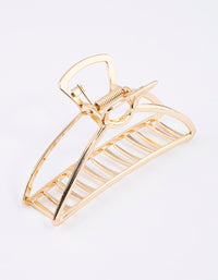 Gold Large Outline Claw Clip - link has visual effect only