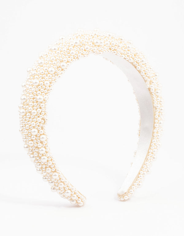 Pearl Mixed Padded Headband - Lovisa