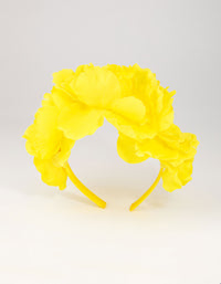 Yellow Climbing Flower Headband - link has visual effect only