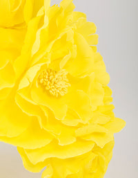 Yellow Climbing Flower Headband - link has visual effect only