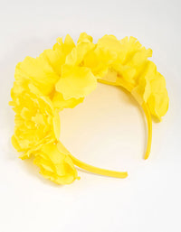 Yellow Climbing Flower Headband - link has visual effect only