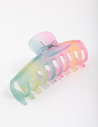 Rainbow Gradient Hair Claw Clip - link has visual effect only