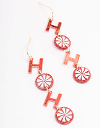 Red HoHo Candy Drop Earrings - link has visual effect only