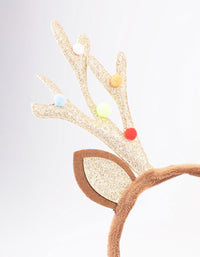 Kids Christmas Glitter Antler Headband - link has visual effect only