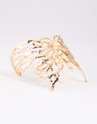 Gold Butterfly Large Arm Cuff - link has visual effect only