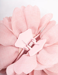 Blush Fabric Large Rose Hair Claw - link has visual effect only