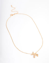 Gold Bubble Dog Short Necklace - Lovisa