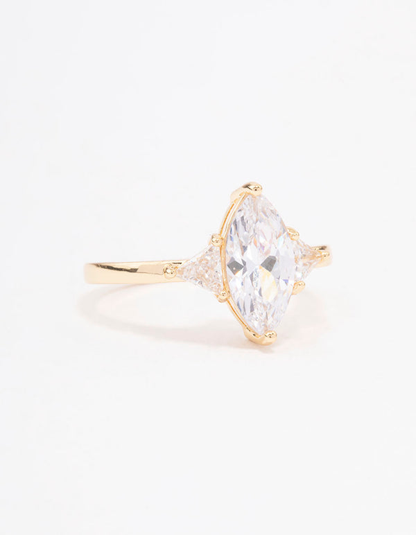 Gold plated deals diamond ring