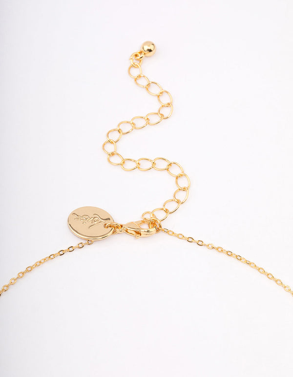 Gold Plated Teardrop Pendant Necklace Lovisa