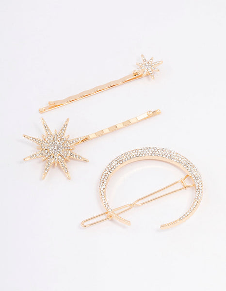 Dropship LO2117 - Imitation Rhodium Brass Tiaras & Hair Clip With