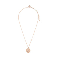 Rose Gold Diamante Disc Filigree Necklace - link has visual effect only