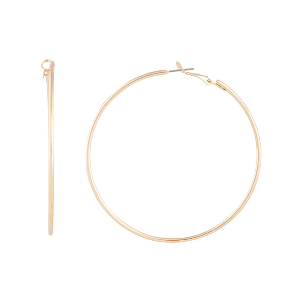 47mm Thin Hoop Earrings in 14K Gold  Zales